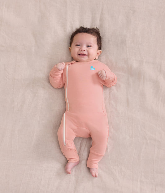 Romper Viscose from Bamboo Light Rose