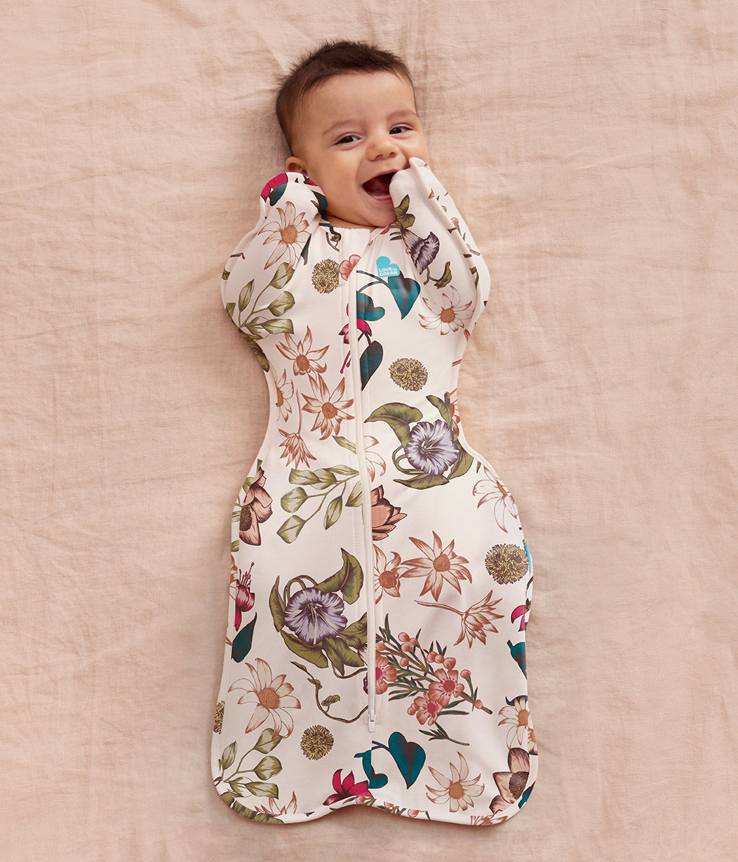 Swaddle Up™ 1.0 TOG Viscose from Bamboo Cream Wandering Folk