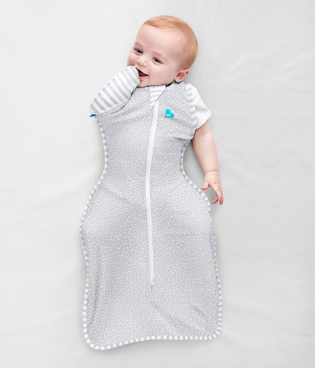 Swaddle Up™ Transition Bag 1.0 TOG (20-24°C) Grey Dot Viscose from Bamboo