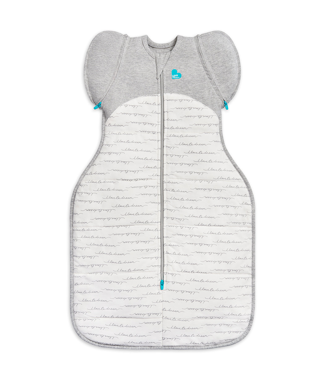 Swaddle Up™ Transition Bag 2.5 TOG (16-20°C) White Dreamer Quilted Cotton