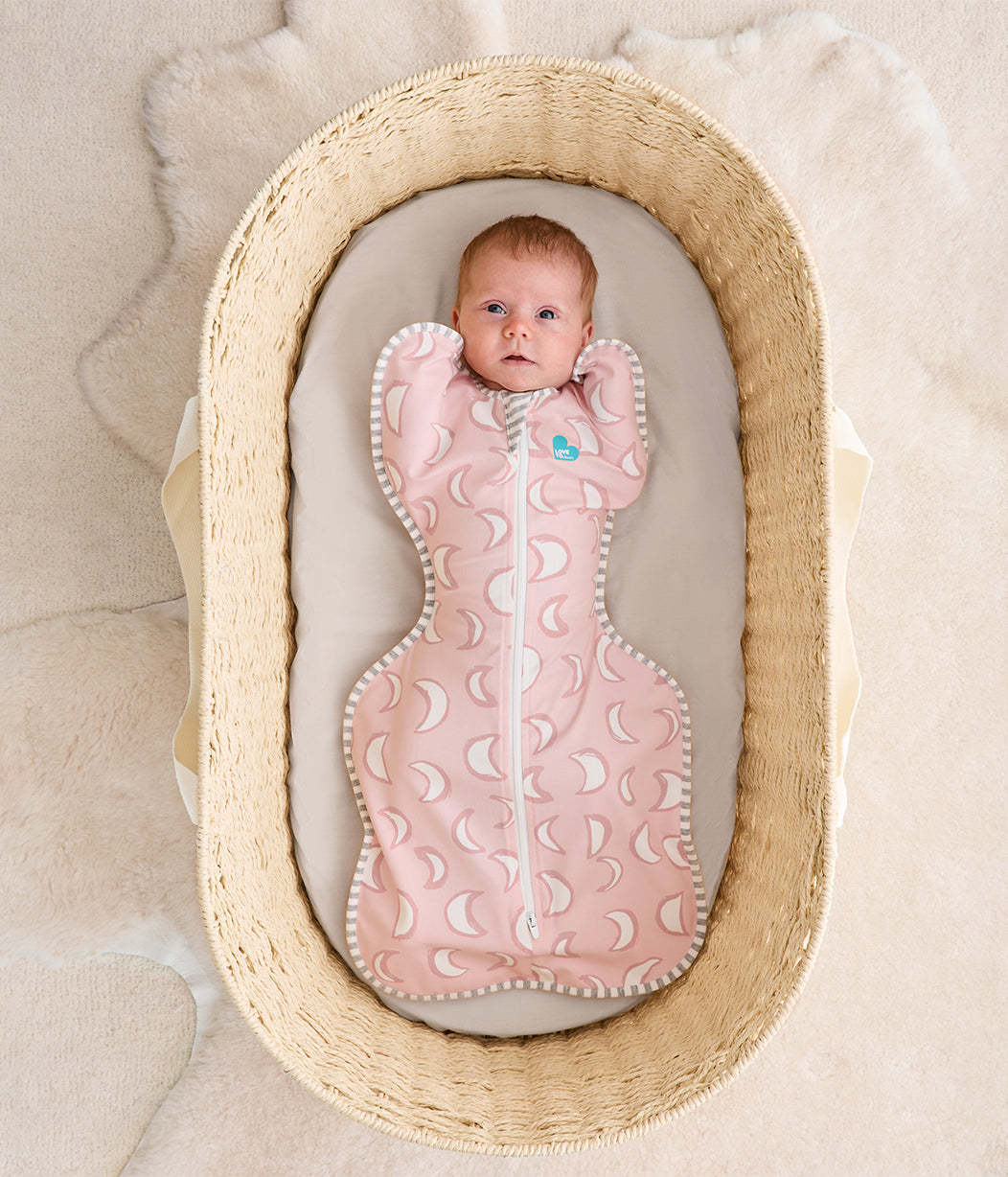 Swaddle Up™ 1.0 TOG (20-24°C) Dusty Pink Eclipse Original Cotton