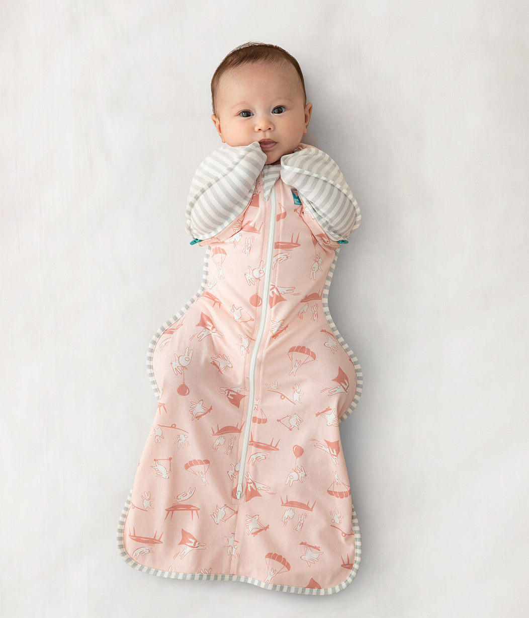 Swaddle Up™ Transition Bag 0.2 TOG (24-27°C) Rose Daredevil Cotton