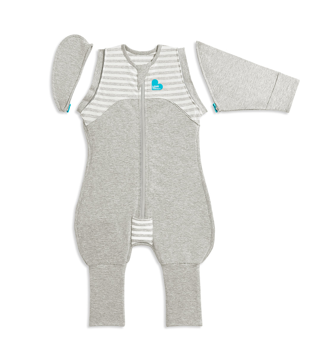 Swaddle Up™ Transition Suit 1.0 TOG (20-24°C) Grey Original Cotton