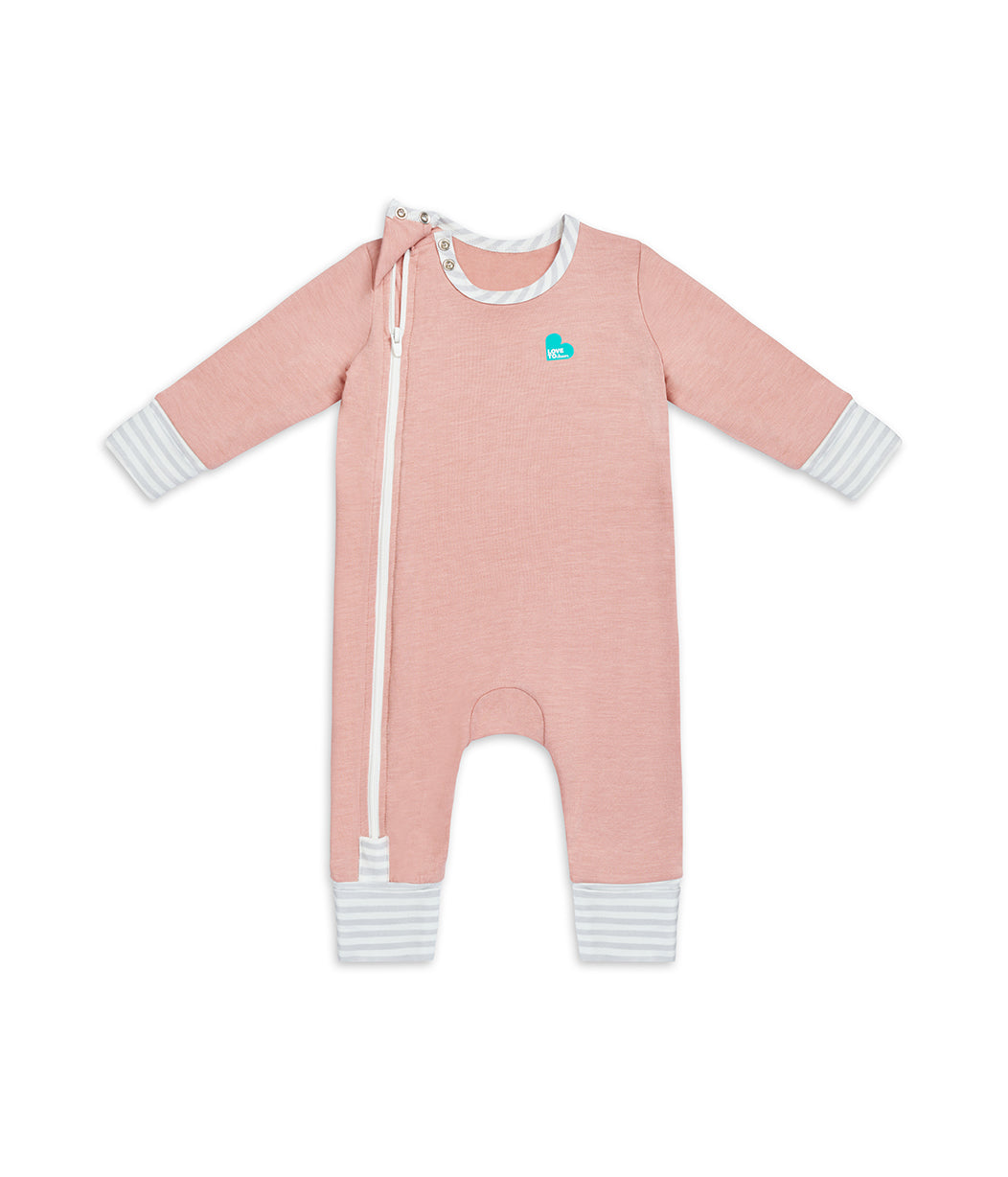 Footless Romper Rose Ecovero