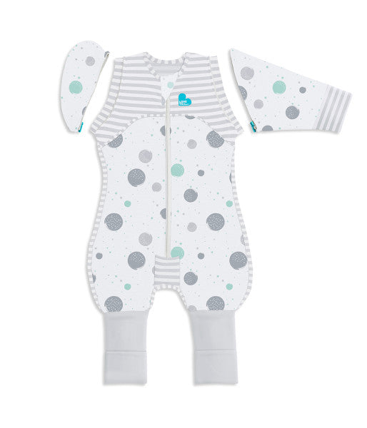 Swaddle Up™ Transition Suit 0.2 TOG (24-27°C) White Cotton