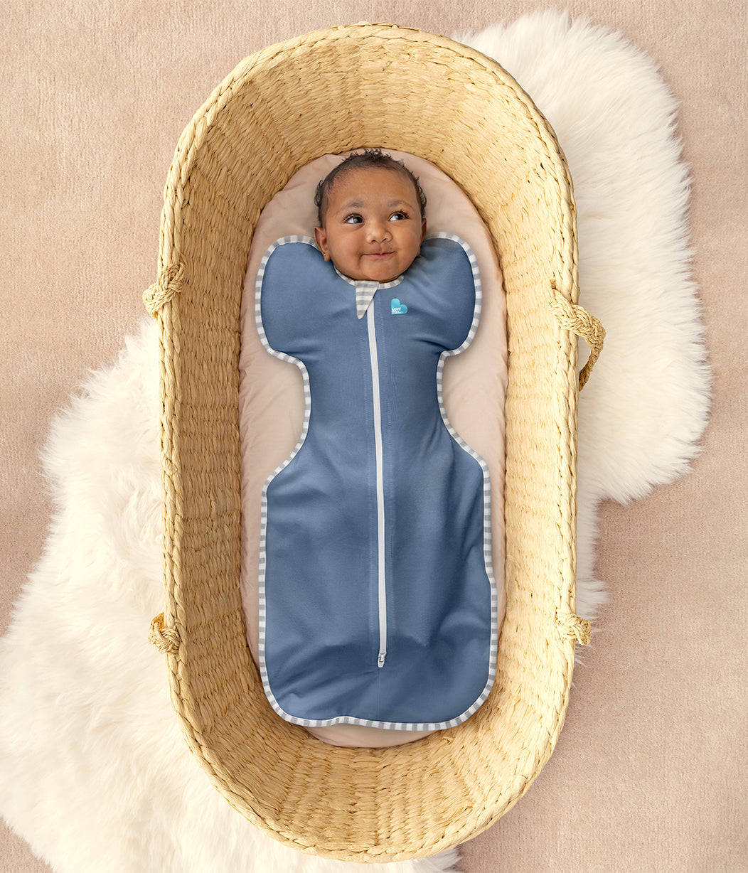 Swaddle Up™ 1.0 TOG (20-24°C) Denim Original Cotton