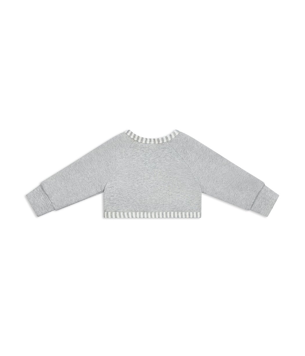 Snug Shrug™ Grey Cotton Fleece