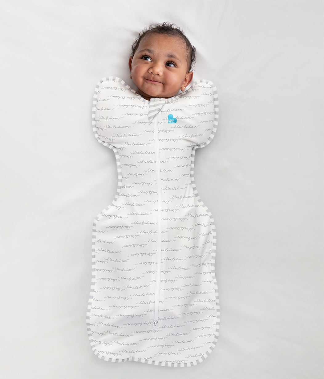 Swaddle Up™ 1.0 TOG Cotton White Dreamer