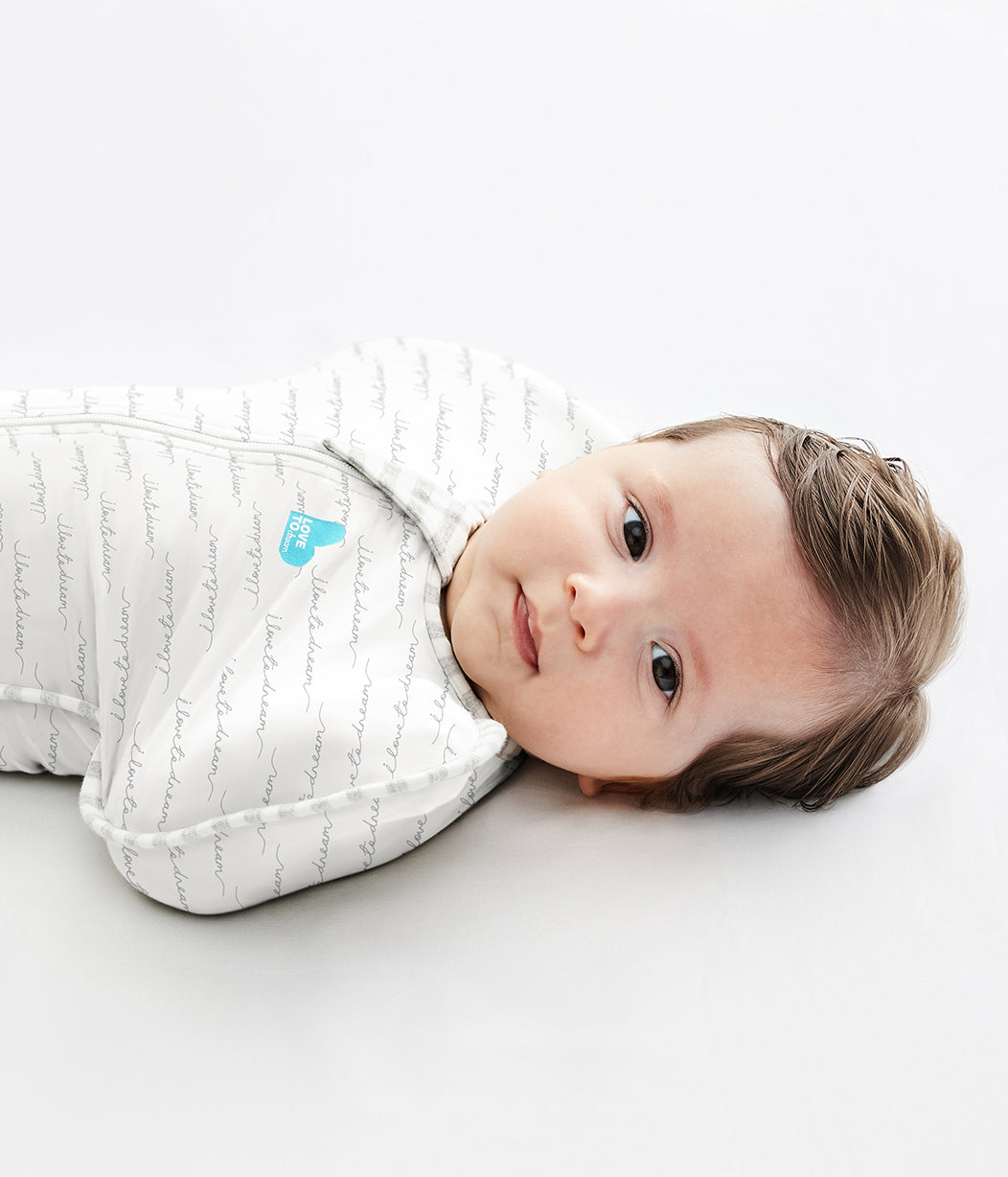 Swaddle Up™ 1.0 TOG Cotton White Dreamer