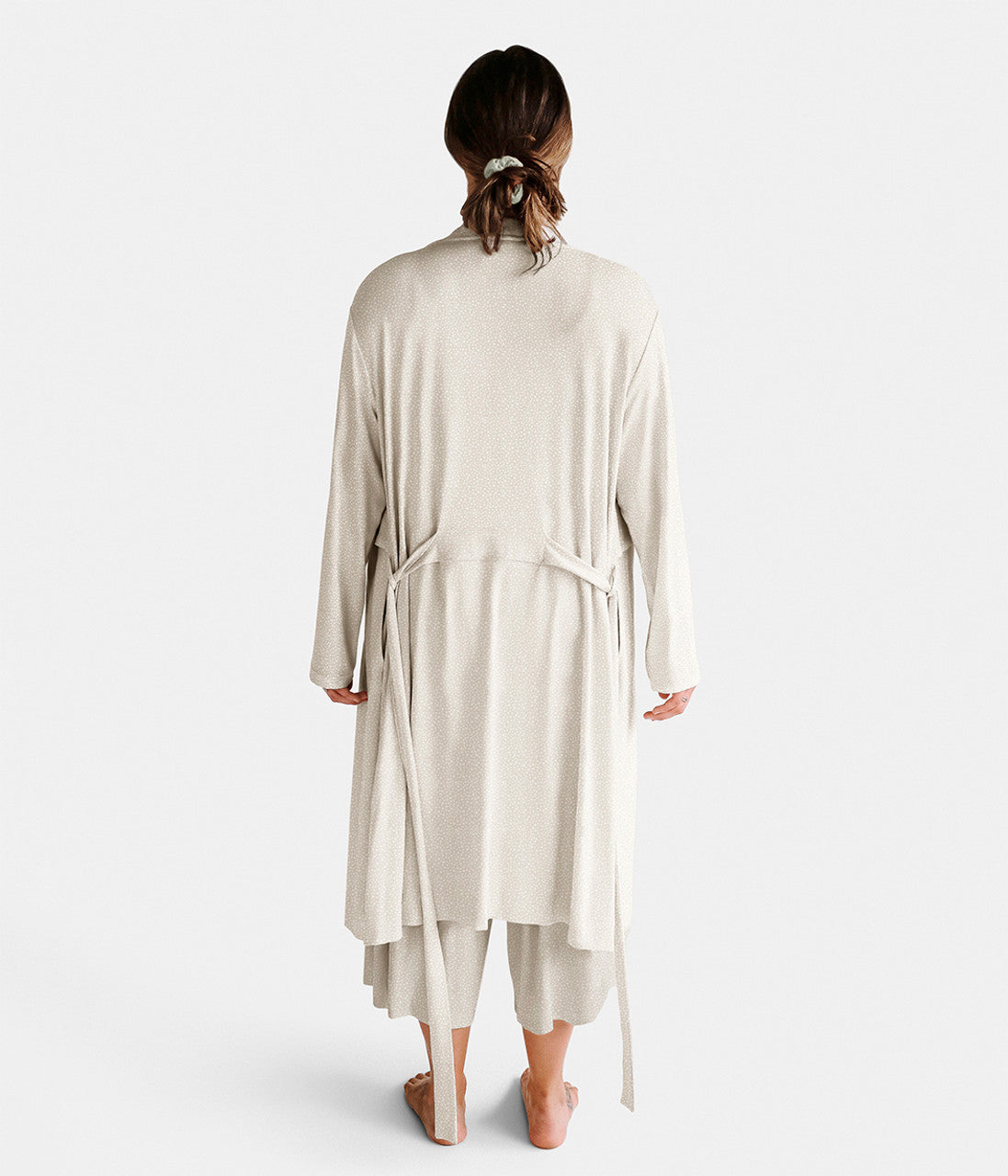 Maternity Robe Clearance Grey Viscose from Bamboo