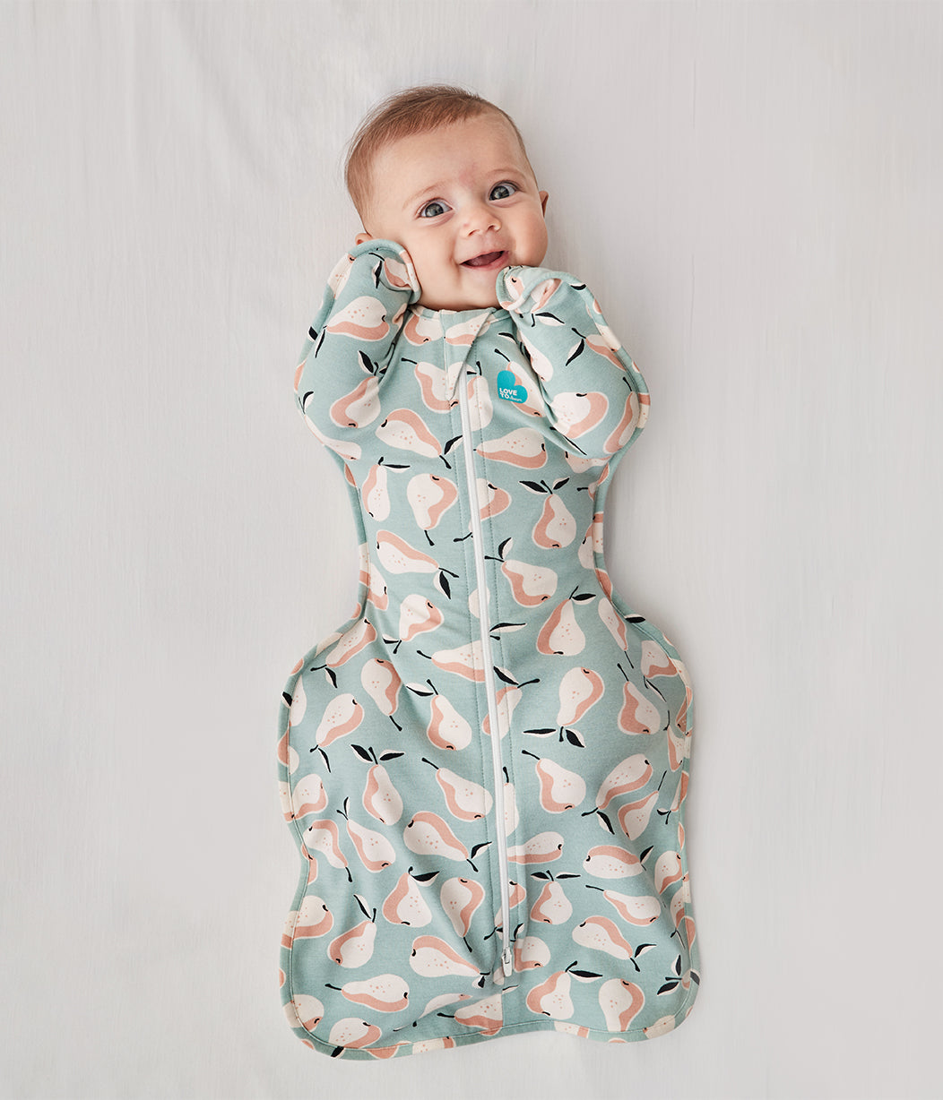 Swaddle Up™ Original 1.0 TOG Pear Print Olive