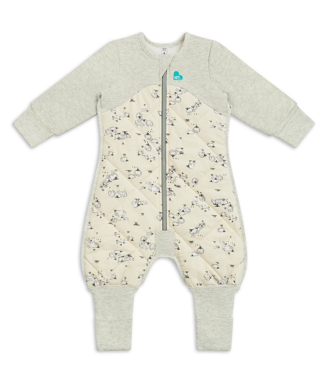 Organic Cotton/Merino Wool Sleep Suit Sand 3.5 TOG