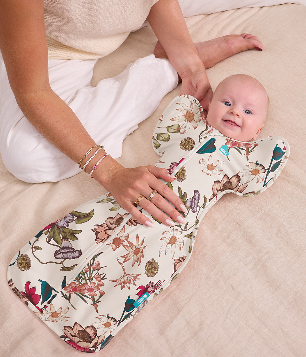 Swaddle Up™ 1.0 TOG Viscose from Bamboo Cream Wandering Folk