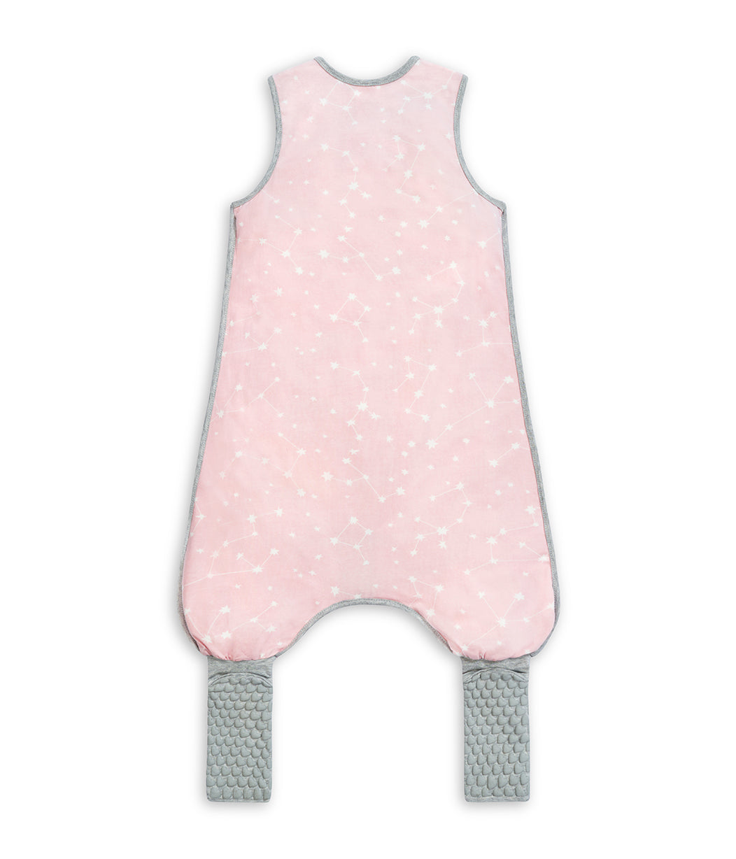 Sleep Suit Sleeveless 0.2 TOG Organic Cotton Rose Stellar