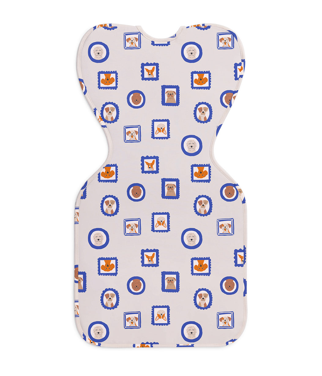 Swaddle Up™ 1.0 TOG Original Cotton Tan Puppy Portrait