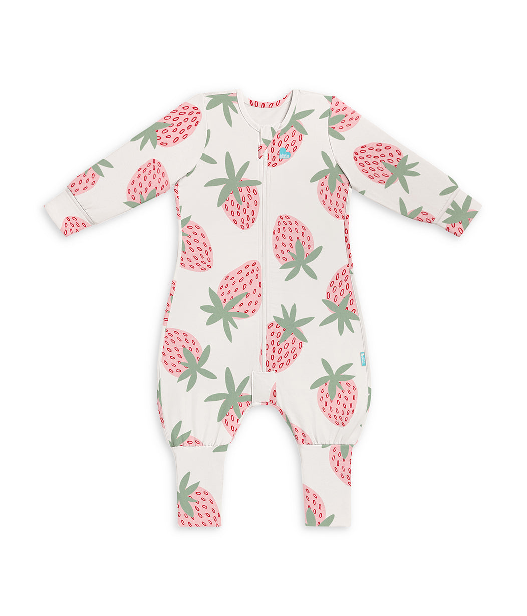 Sleep Suit Long Sleeve 1.0 TOG Original Cotton Cream Bumper Crop