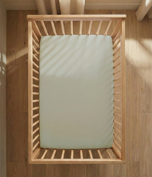 HushDry™ 2-in-1 Waterproof Fitted Cot Sheet Viscose from Bamboo Sage