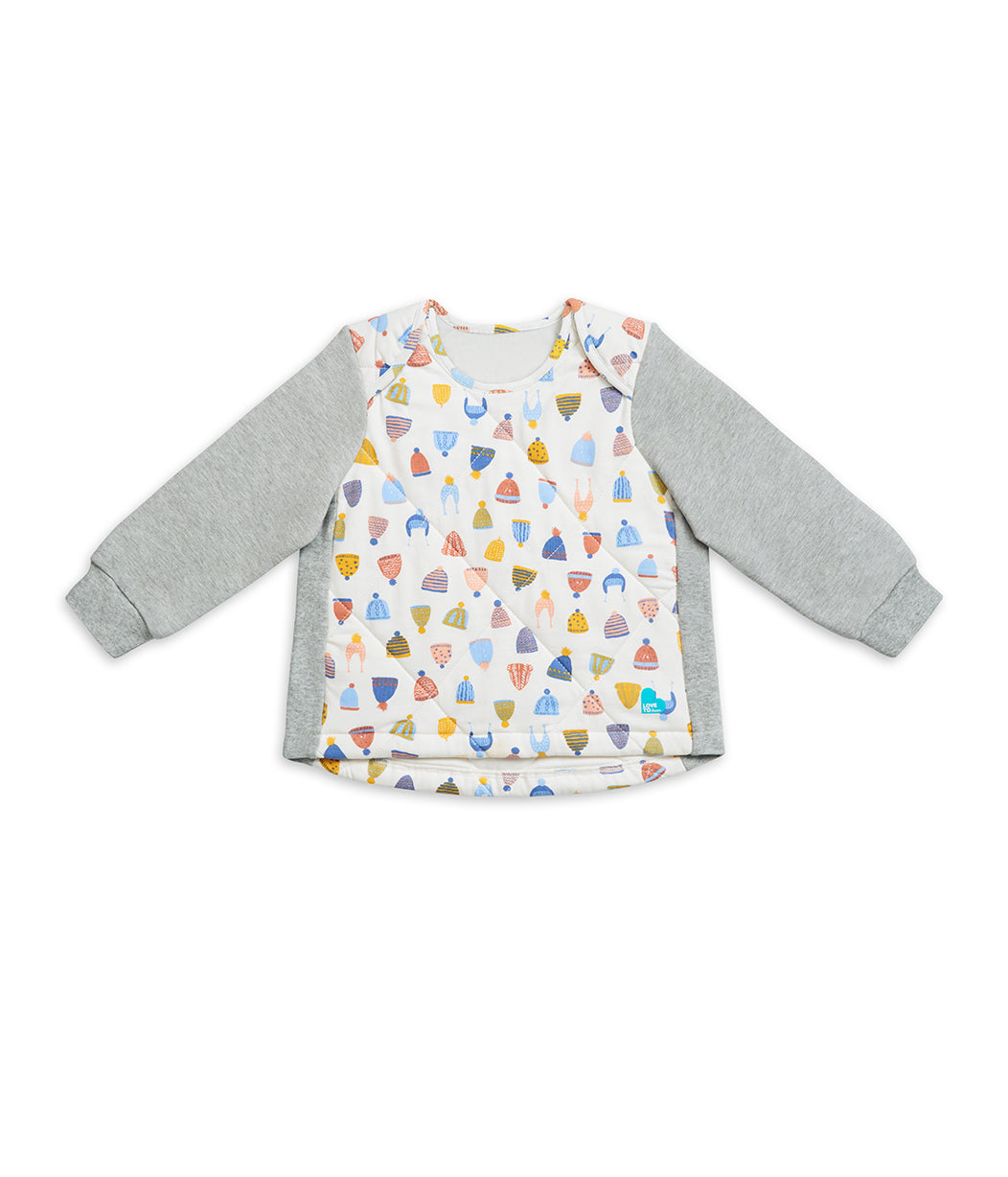 Two-Piece Sleep Suit 2.5 TOG Happy Hats Print White