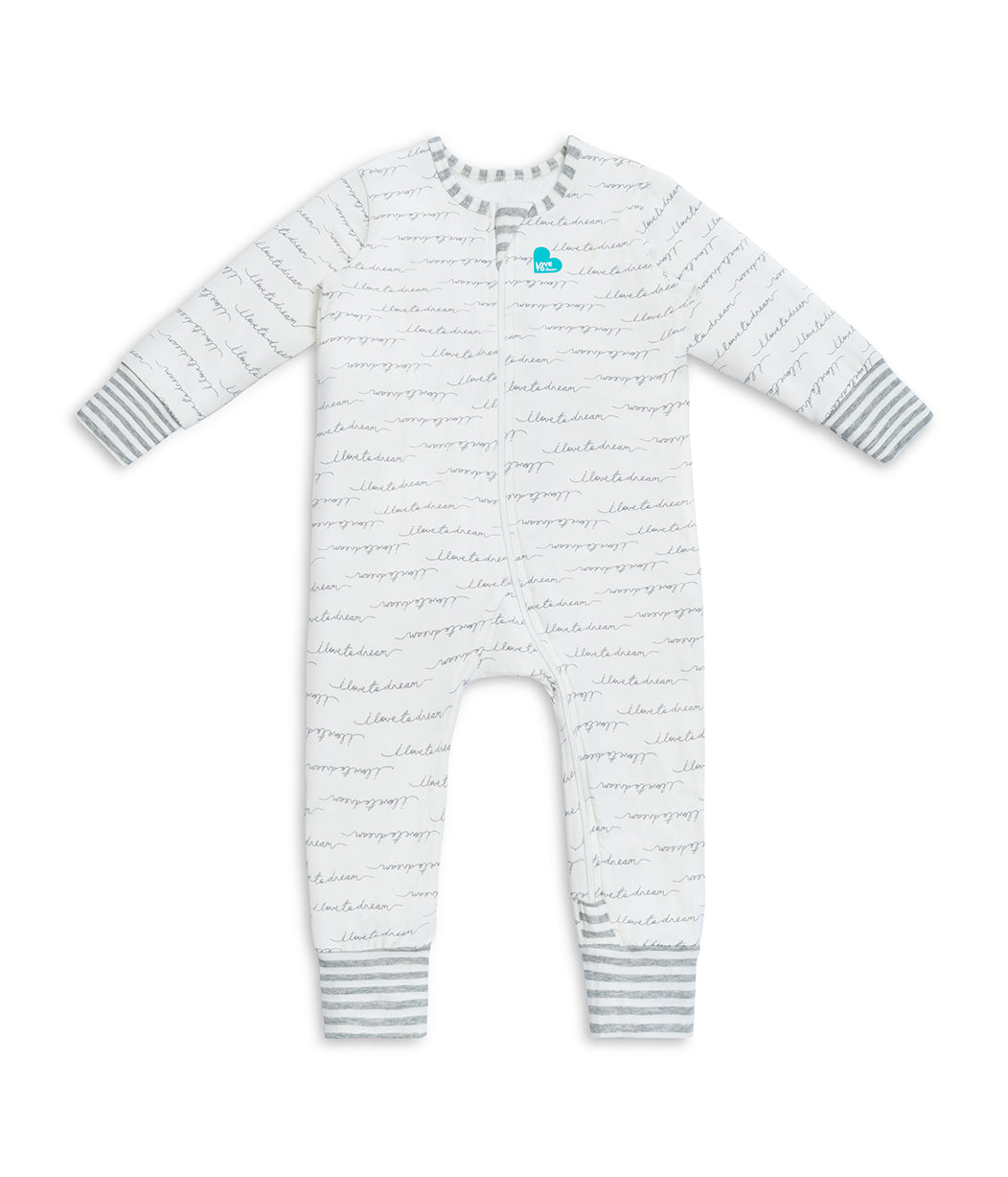 Footless Romper Cotton White Dreamer