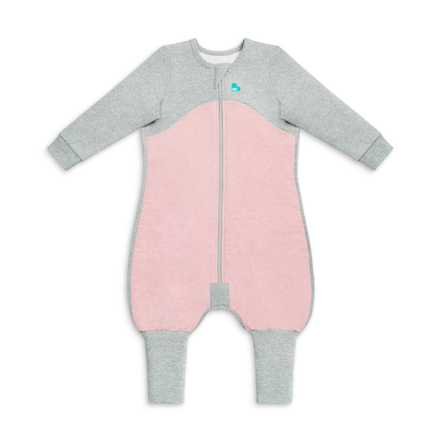 Sleep Suit Long Sleeve 1.0 TOG (20-24°C) Rose Organic Cotton Fleece