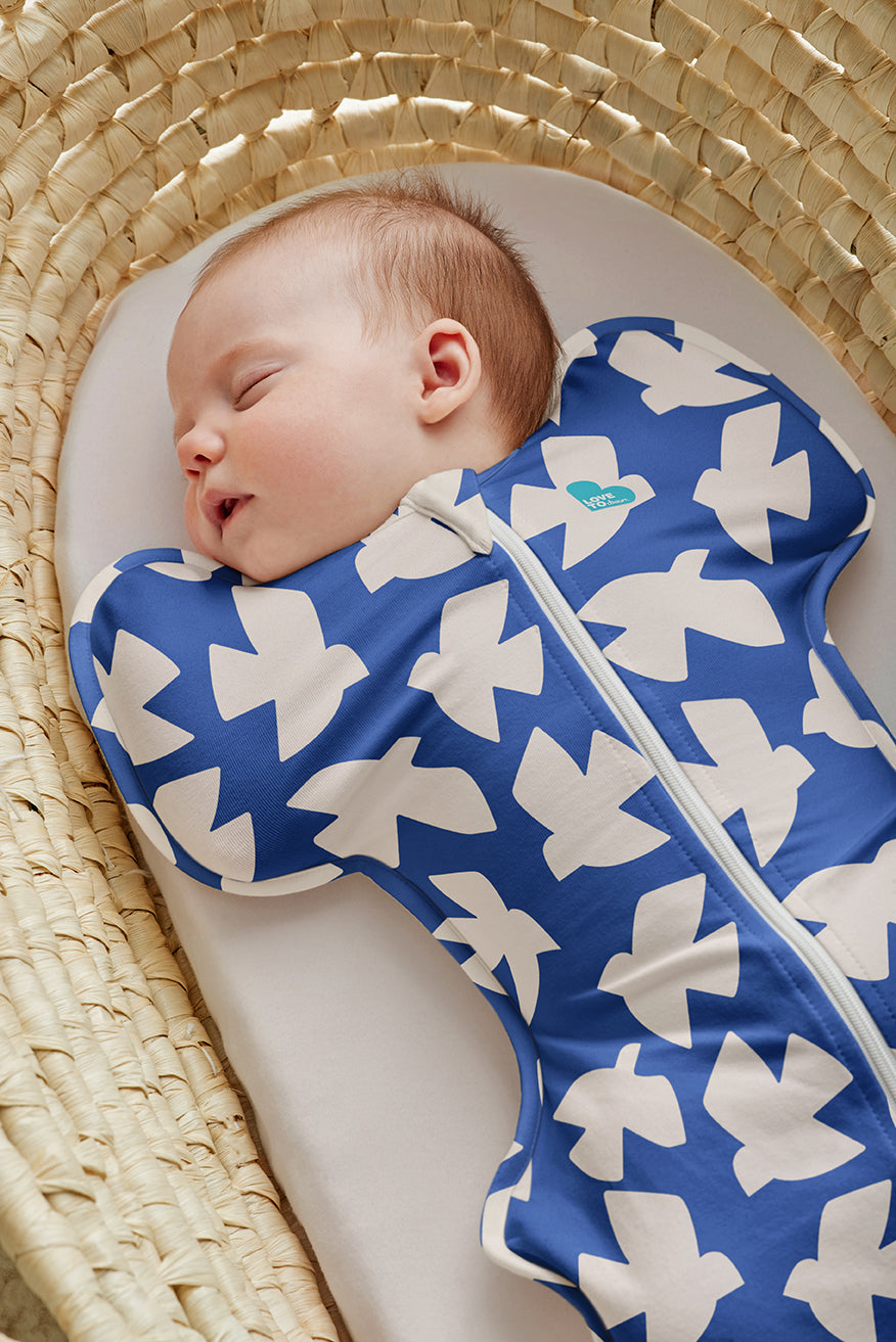 Swaddle Up Original Cobalt Paperbirds