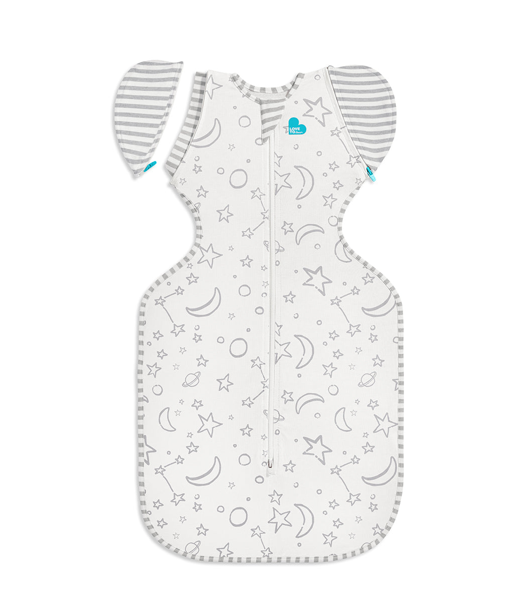 Swaddle Up™ Transition Bag 1.0 TOG (20-24°C) Cream Stars & Moon Viscose from Bamboo