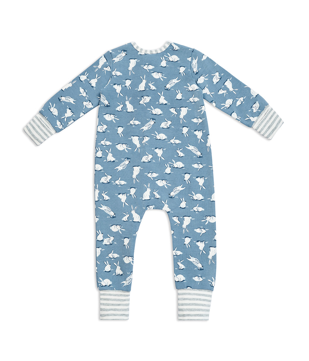 Footless Romper Cottontail Denim