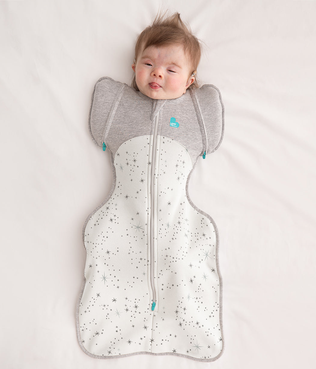 Swaddle Up™ Transition Bag 1.5 TOG Cotton White North Star