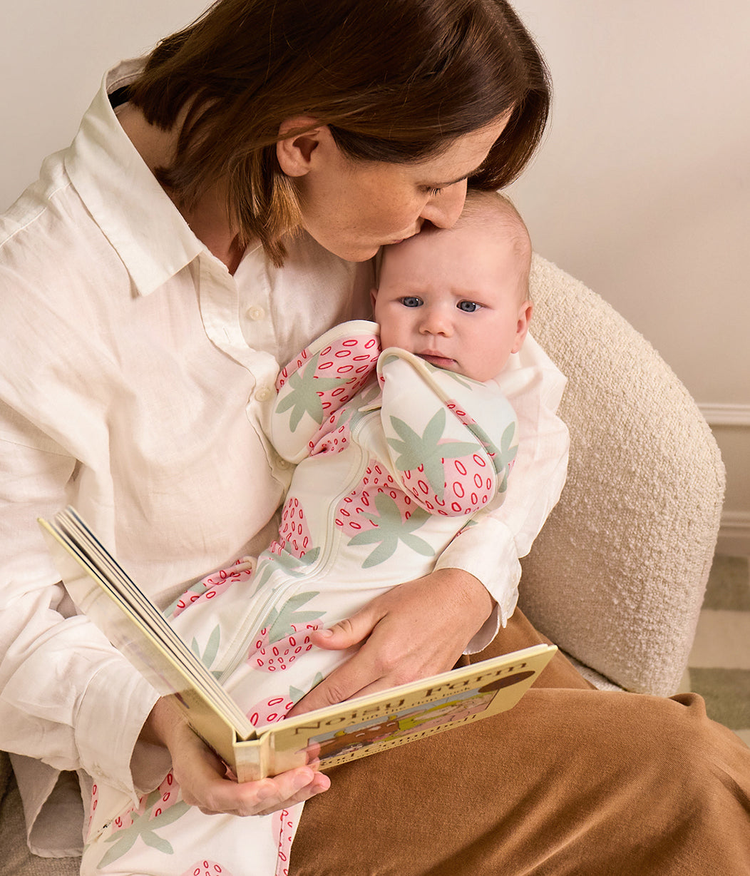 Swaddle Up™ 1.0 TOG Original Cotton Cream Bumper Crop