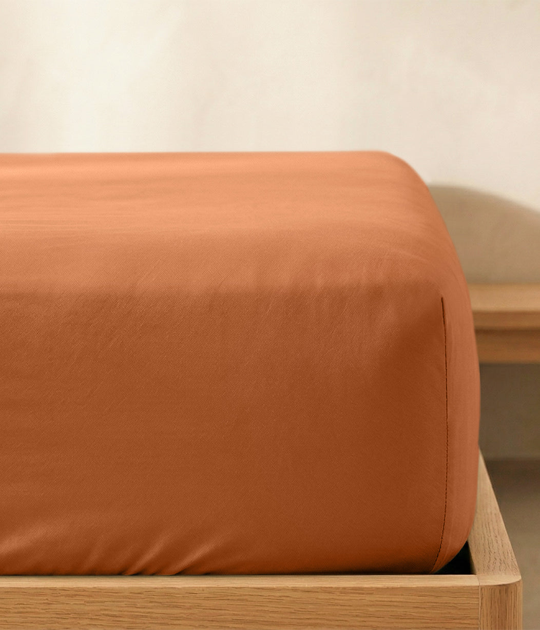 HushDry™ 2-in-1 Waterproof Fitted King Sheet Viscose from Bamboo Hazel