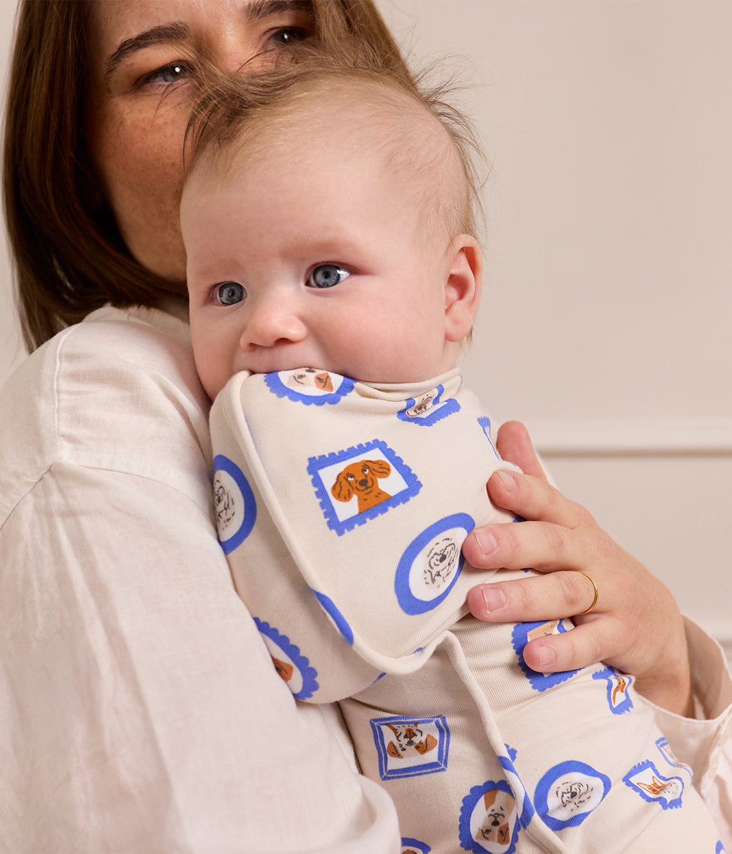 Swaddle Up™ 1.0 TOG Original Cotton Tan Puppy Portrait