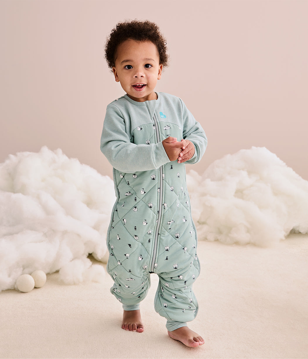 Sleep Suit Long Sleeve Cotton & Merino Olive 2.5 TOG