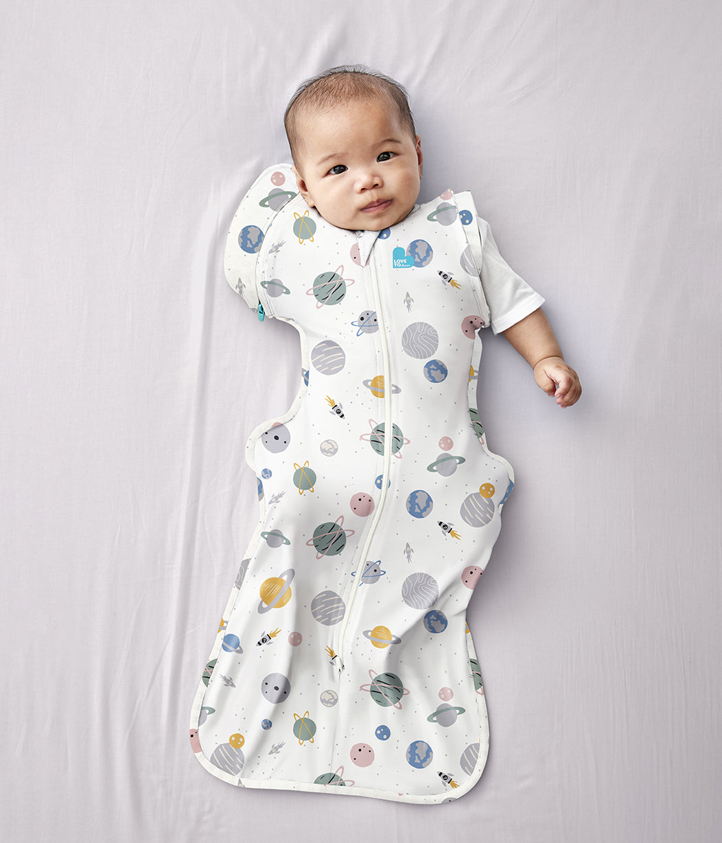 Swaddle Up™ Transition Bag 0.2 TOG (24-27°C) White Space Cotton