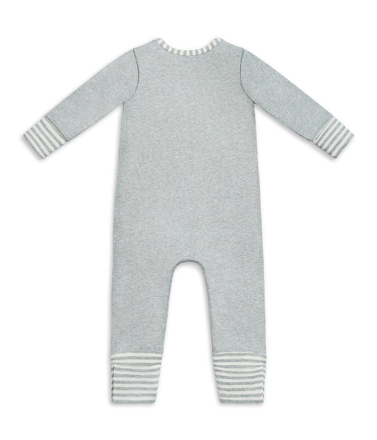 Self-Soothing Footless Romper Cotton Orange Lyric The Fox™