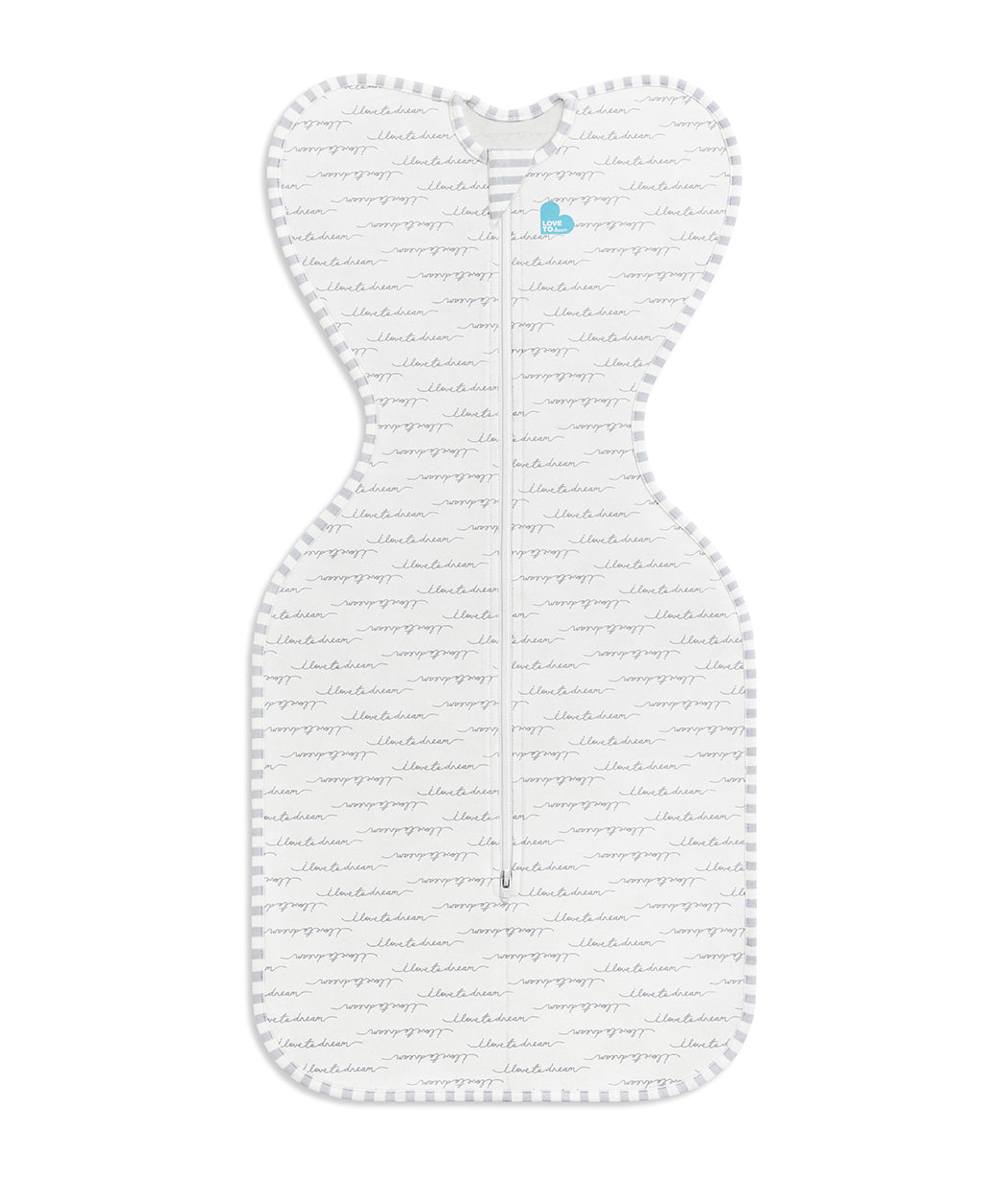 Swaddle Up™ 1.0 TOG Cotton White Dreamer