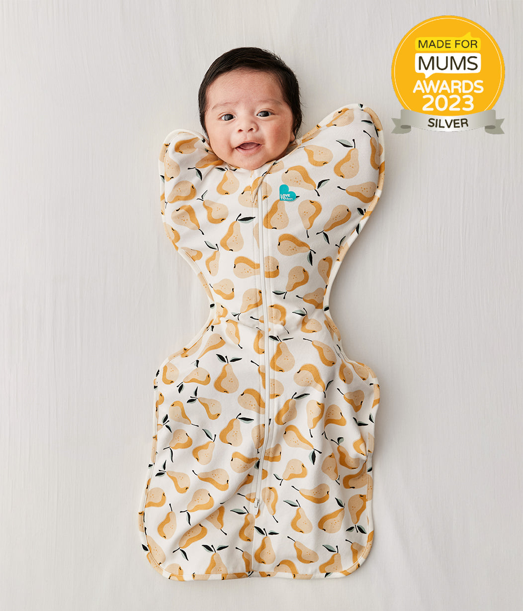 Swaddle Up™ Original 1.0 TOG Pear Print Ochre