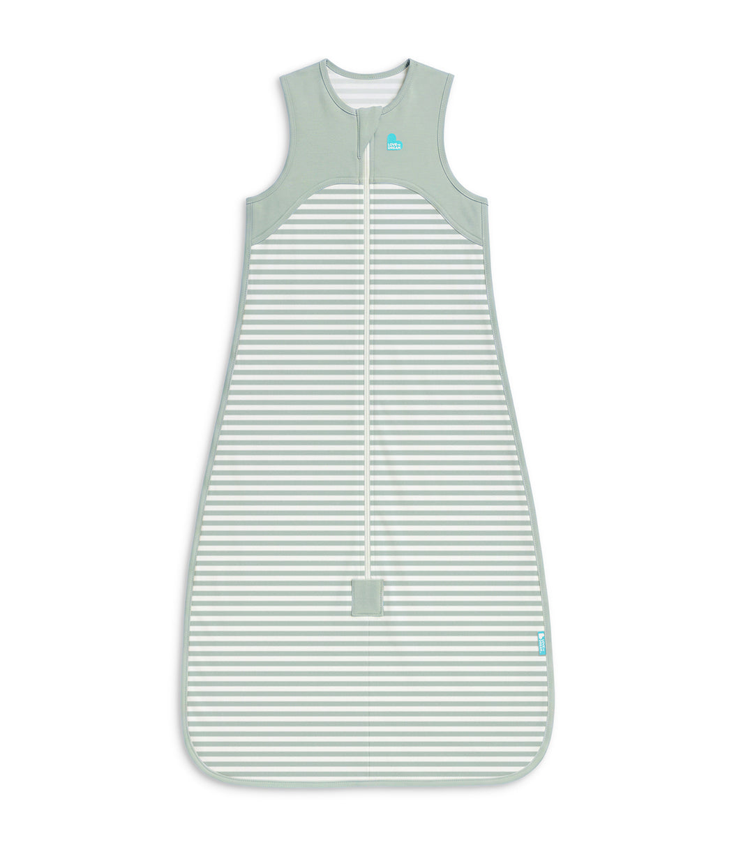 Sleep Bag Sleeveless 0.2 TOG Cotton Olive Stripe