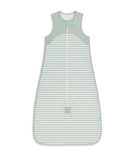 Sleep Bag Sleeveless 0.2 TOG Cotton Olive Stripe