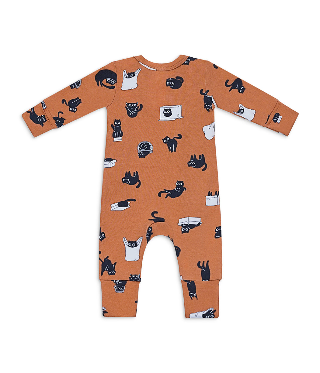 Romper Viscose from Bamboo Hazel Black Cat Moods
