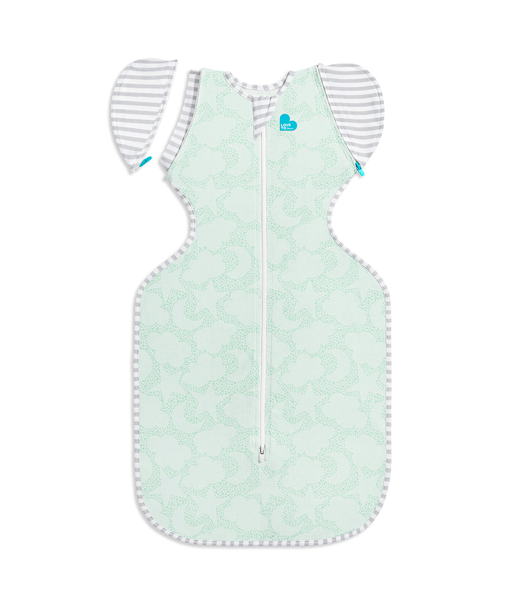 Swaddle Up™ Transition Bag 1.0 TOG Organic Cotton Mint Celestial Dot