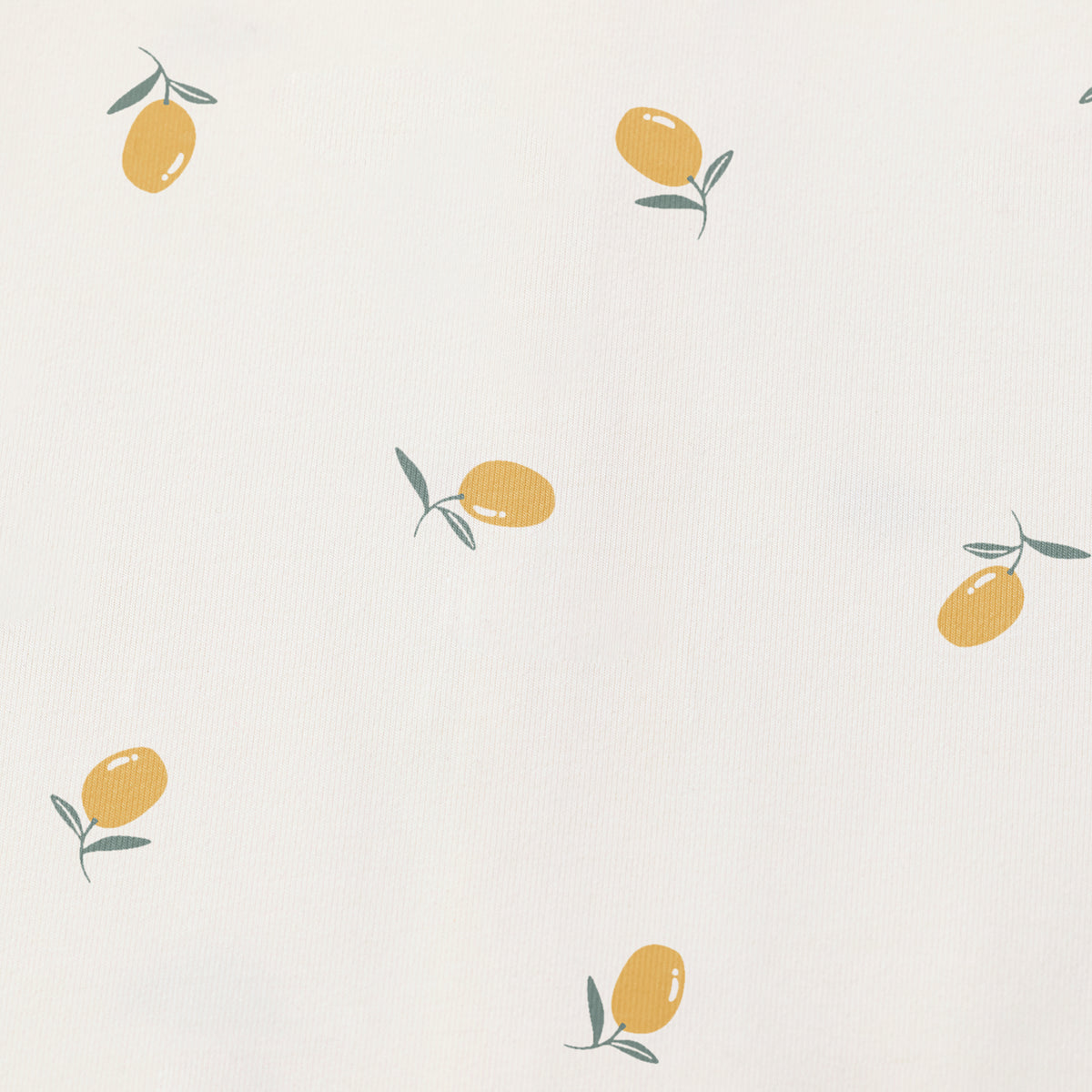 HushDry™ 2-in-1 Waterproof Fitted Cot Sheet Viscose from Bamboo Cream Lemons