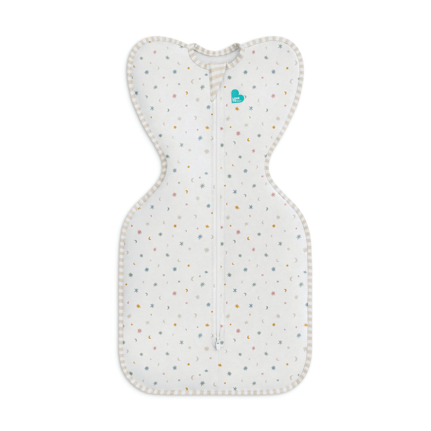 Swaddle Up™ 0.2 TOG (24-27°C) White Starlight Organic Cotton