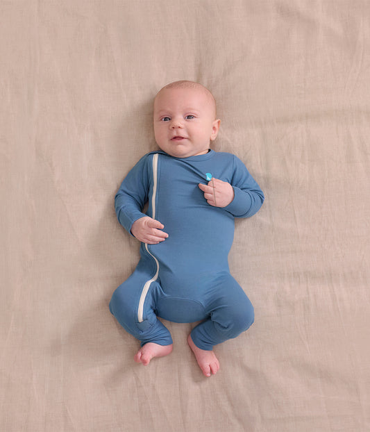 Romper Viscose from Bamboo Storm Blue