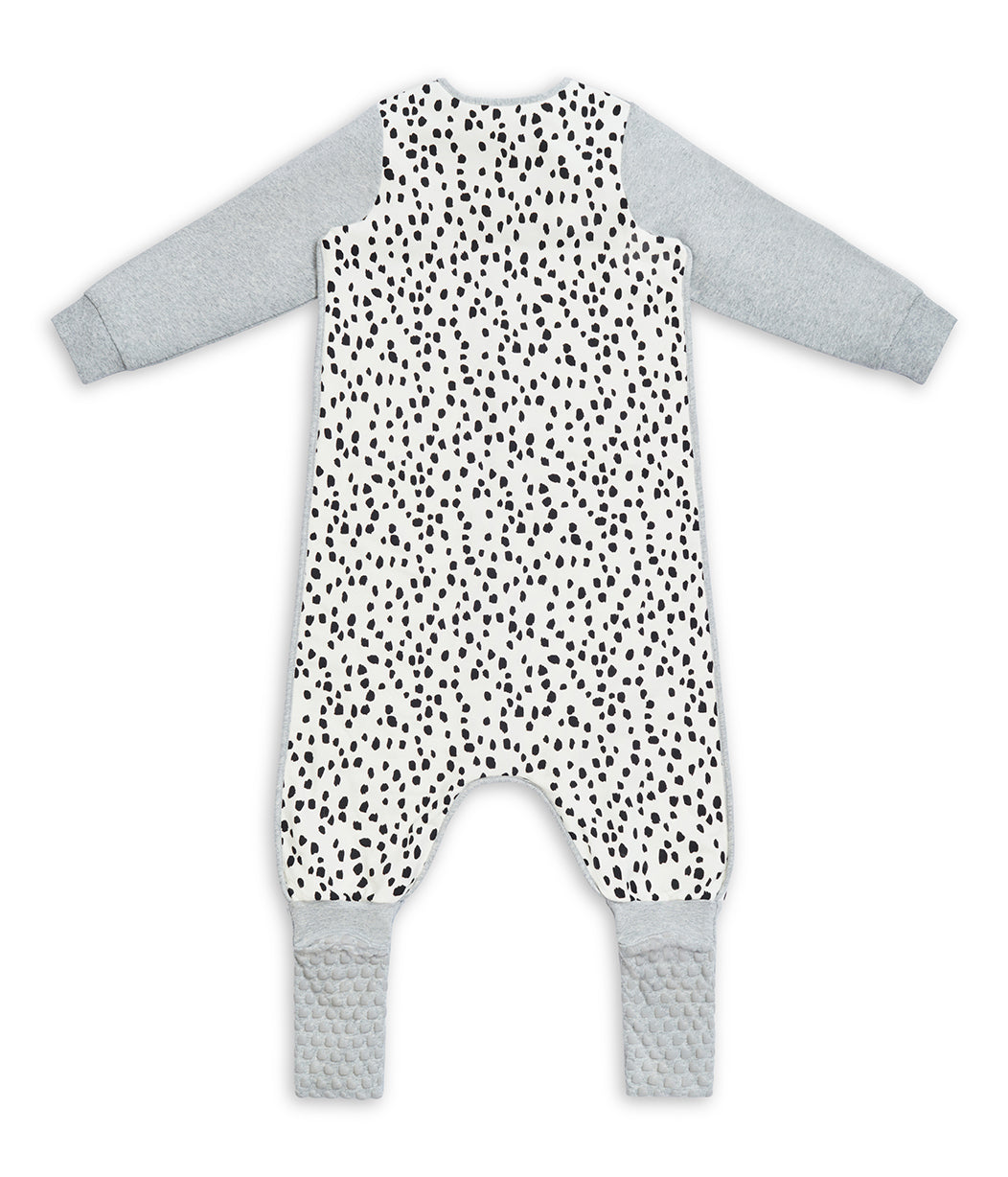 Sleep Suit Long Sleeve 1.0 TOG (20-24°C) White Animal Organic Cotton Fleece