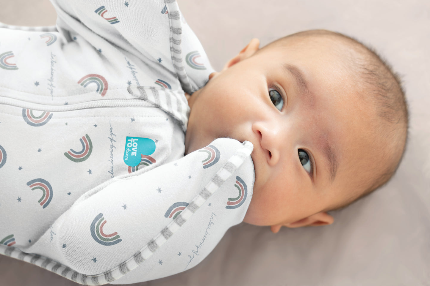 Swaddle Up™ Original 1.0 TOG Rainbow Dream White