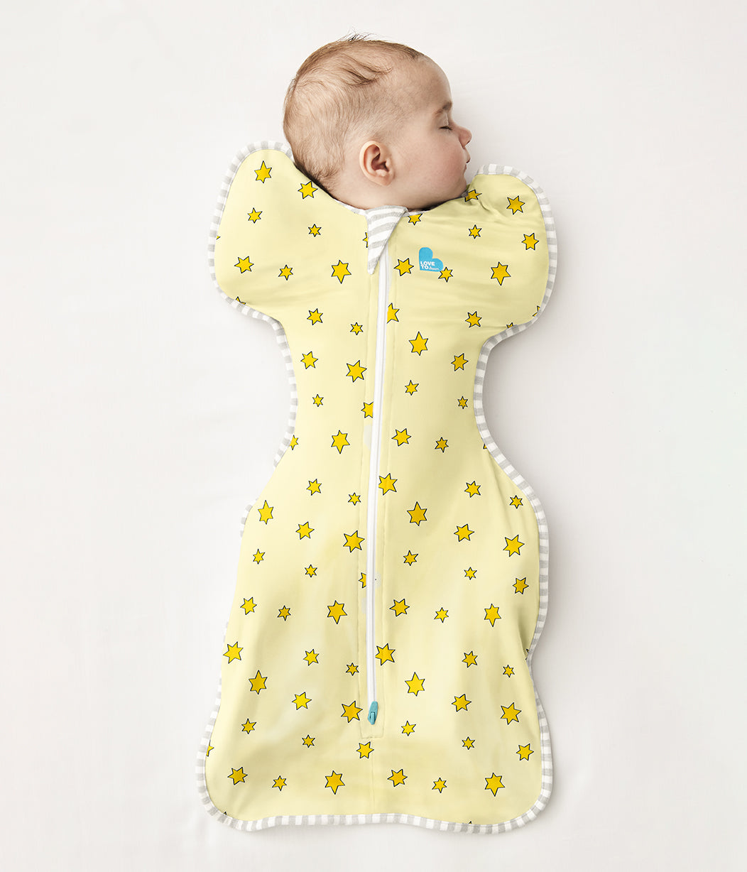 Swaddle Up™ 0.2 TOG (24-27°C) Yellow Superstar Viscose from Bamboo