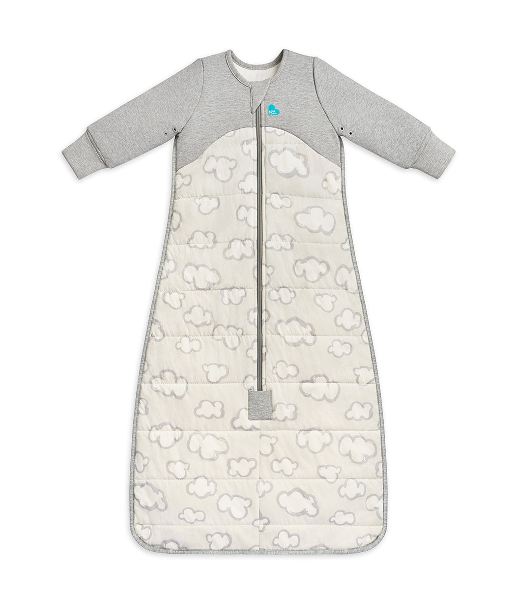 Sleep Bag Long Sleeve 2.5 TOG Cotton Grey Daydream