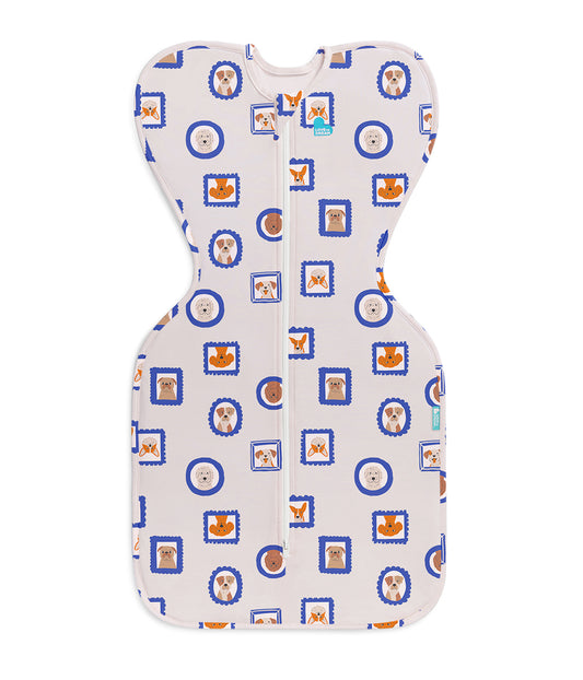 Swaddle Up™ 1.0 TOG Original Cotton Tan Puppy Portrait