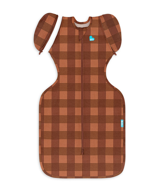Swaddle Up™ 2-in-1 Transition Bag 1.0 TOG Viscose from Bamboo Chocolate Wandering Folk