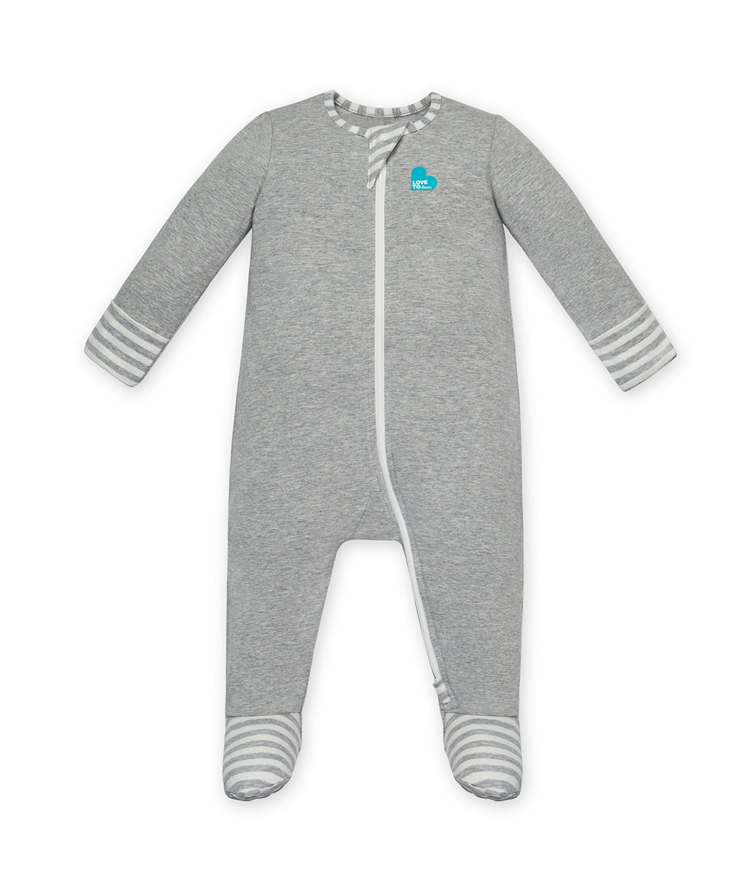 Enclosed Foot Romper Grey Marle